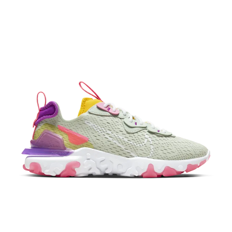 Nike React Vision Pistachio Frost (W) Pistachio Frost/Vivid Purple-Speed Yellow-White (CI7523-300)