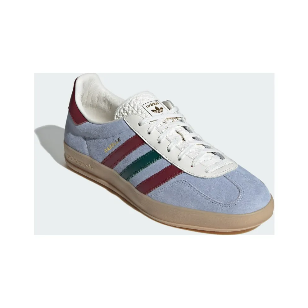 adidas Gazelle Indoor Blue Dawn / Collegiate Burgundy / Collegiate Green (IG4994)