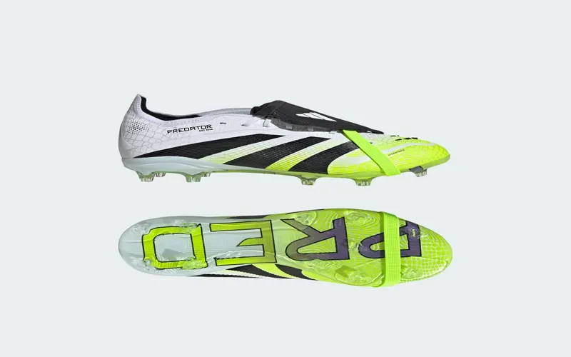 adidas Predator Elite Fold-Over Tongue FG Cloud White Core Black Lucid Lemon (JP9915)