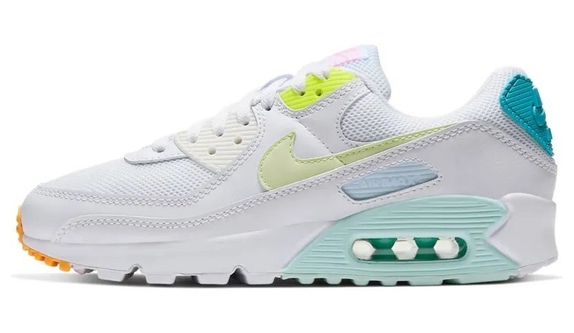 Nike Air Max 90 Pastel Shades “White / Aurora Green / Volt / Barely Volt” (CZ0366-100)