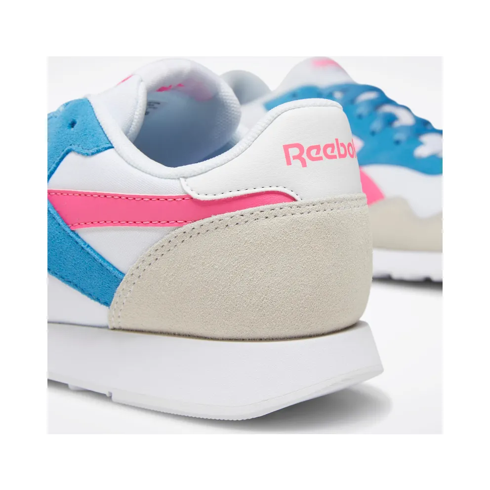 Reebok Royal Ultra Shoes White / Solar Pink / C.Blue