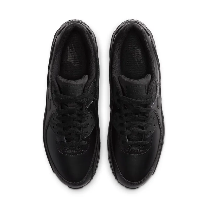 Nike Air Max 90 Leather Triple Black (2020) Black/Black-Black (CZ5594-001)