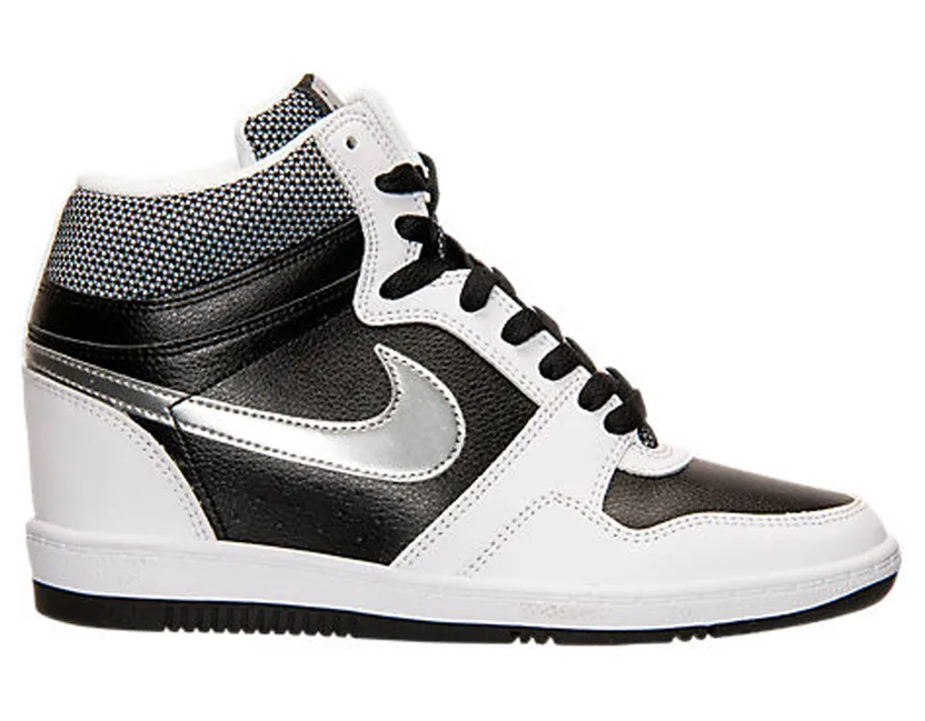 Nike Force Sky High Black Metallic Silver White (W)