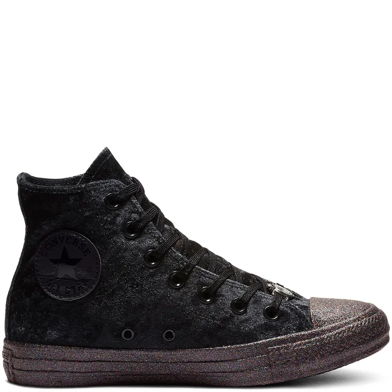 Converse Chuck Taylor All-Star Hi Miley Cyrus Black Silver (W) Black/Silver-White (563723C)