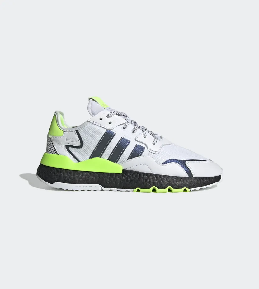 Adidas Nite Jogger ‘Signal Green’ Cloud White/Core Black/Signal Green (EG6749)