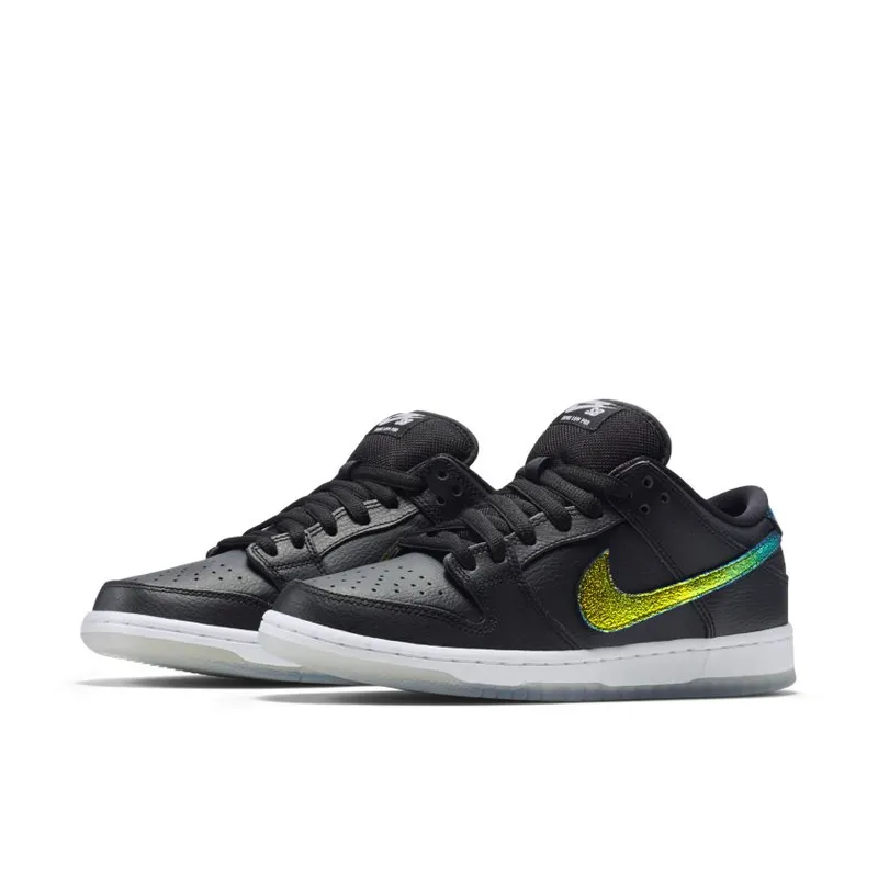 Nike Dunk SB Low Sparkle Oil Spill Black/White/Multi-Color (304292-091)