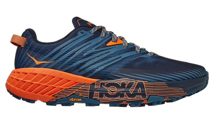 Hoka One One Speedgoat 4 Real Teal Persimmon Orange (1106525-RTPO)