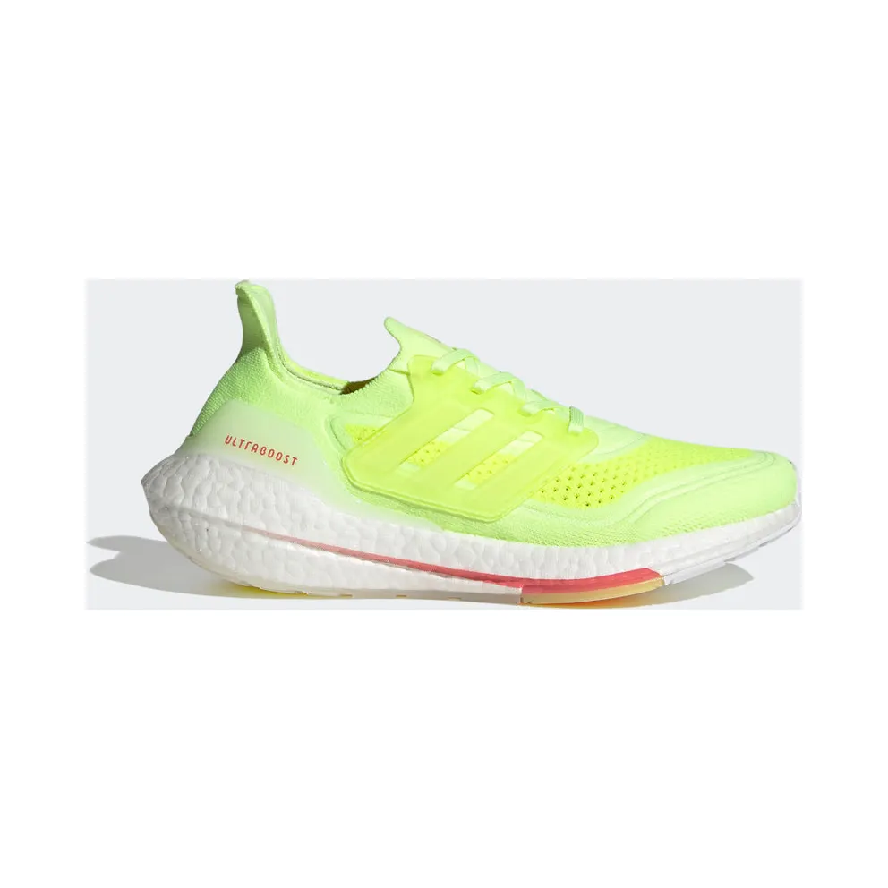 adidas Ultraboost 21 Hi-Res Yellow / Cloud White / Hazy Rose (FY0398)