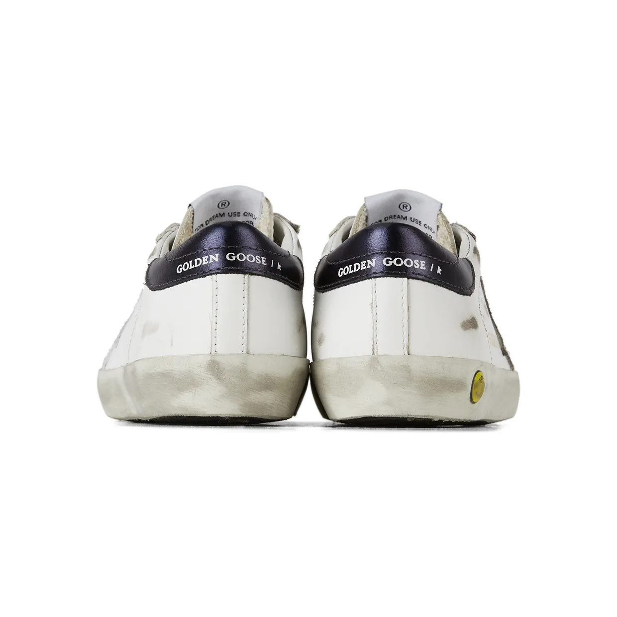 Golden Goose Kids White & Navy Super-Star Classic Sneakers (GYF00101.F002021.10768) (2)