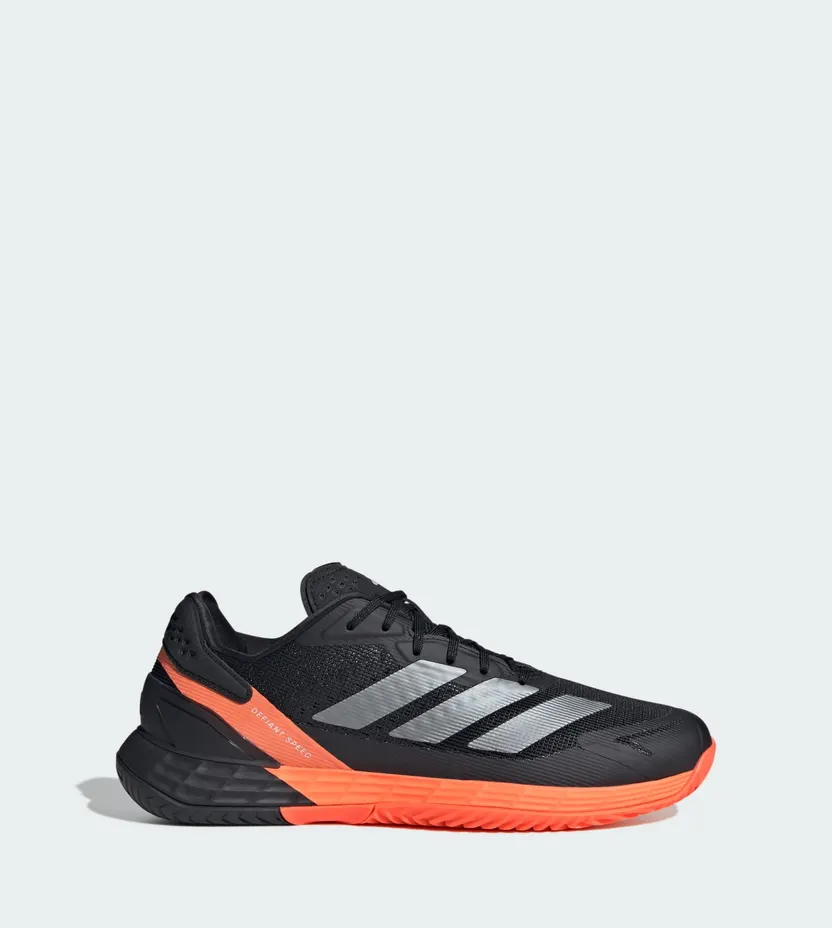 Adidas Defiant Speed 2 Tennisschoenen Core Black / Core Black / Lucid Orange (KI5999)