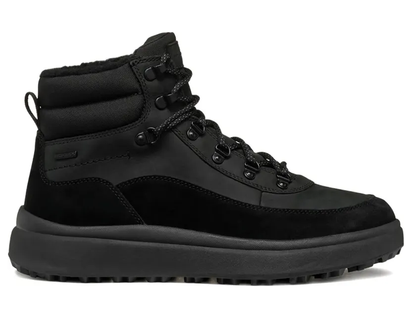 Geox Gepolsterte Granito Grip Sneakers – Schwarz (U46FZD0FF22)