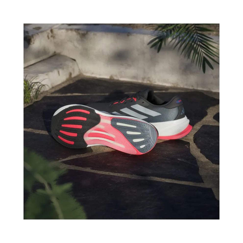 Adidas Supernova Rise 2 Running Shoes Core Black / Halo Silver / Lucid Red (JQ7699)