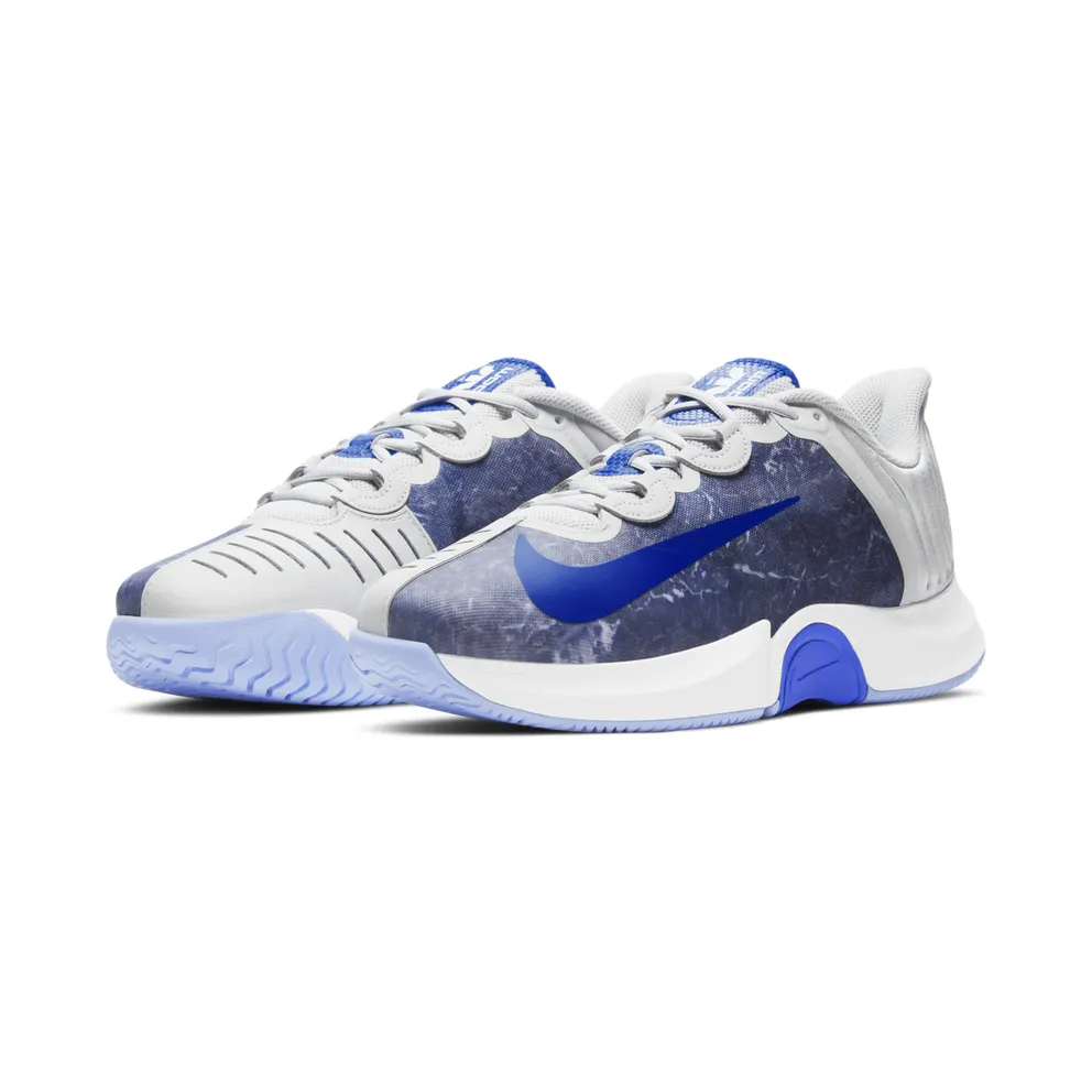 NikeCourt Air Zoom GP Turbo Hardcourt “Grey Fog / Aluminium / White / Hyper Royal” (CK7513-024)