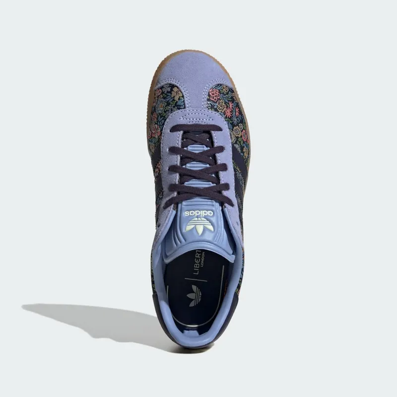 Adidas Gazelle x Liberty London Kids Blue / multicolor / Gum (JH5207)
