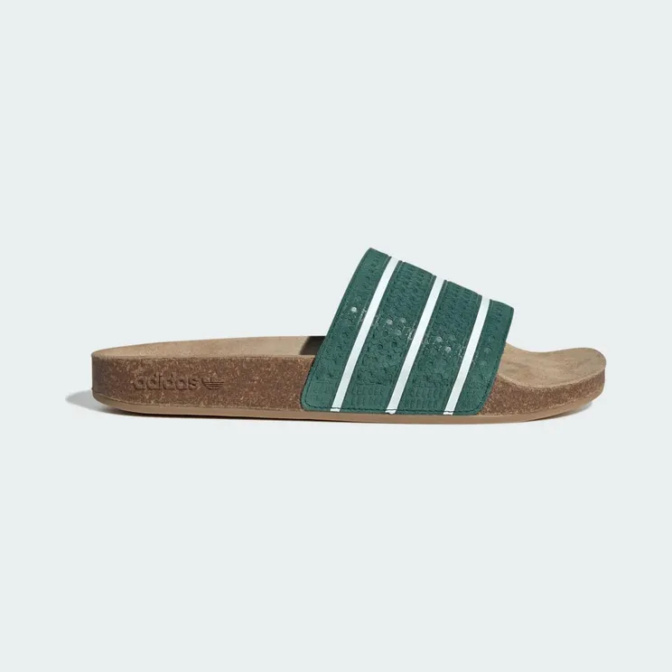 Adidas adilette Badslippers Collegiate Green / Core White / Gum (JH5495)
