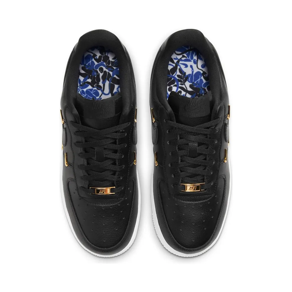 Nike Air Force 1 LX Black (W) Black/Metallic Gold-Hyper Royal-Black (CT1990-001)