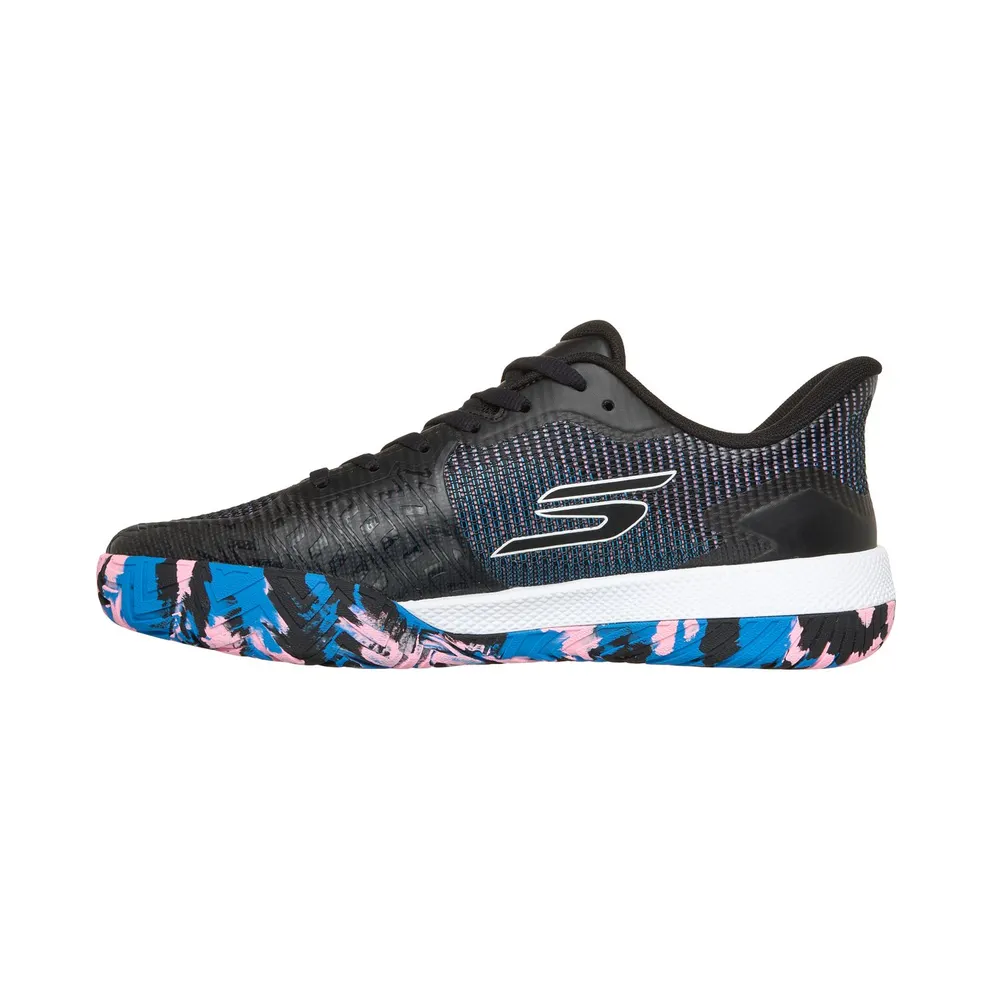Skechers Viper Court Pro 2.0 – Pickleball Sneaker Black/Blue/Pink