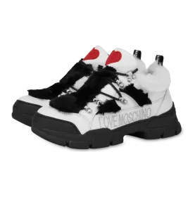 Moschino Sneakers Mit Trekk-öko-fell (POLJA15434G0BJAF10A)