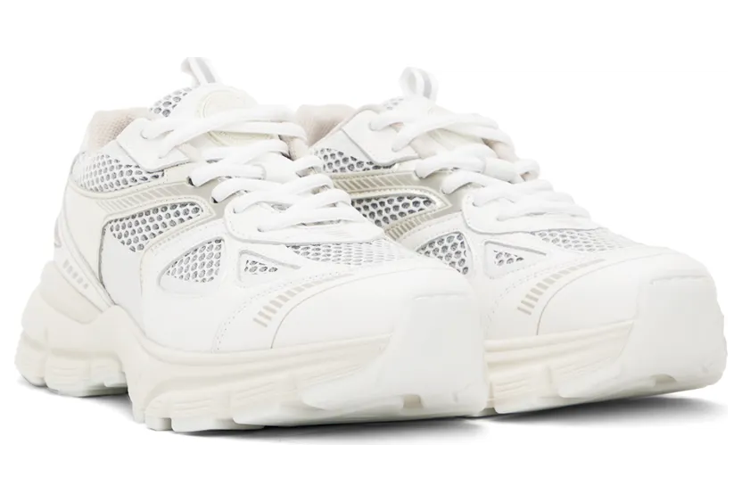 Axel Arigato White & Beige Marathon Sneakers (F0158045) (4)