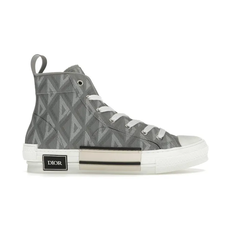 Dior B23 High Top Gray CD Diamond (3SH118ZPP_H868)
