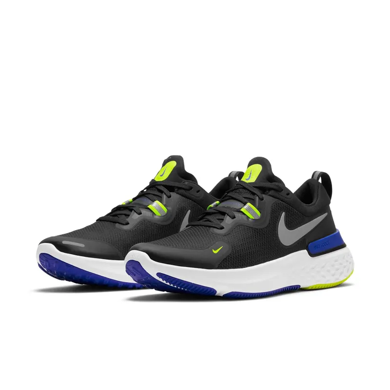 Nike React Miler Black Cyber Blue (CW1777-011)