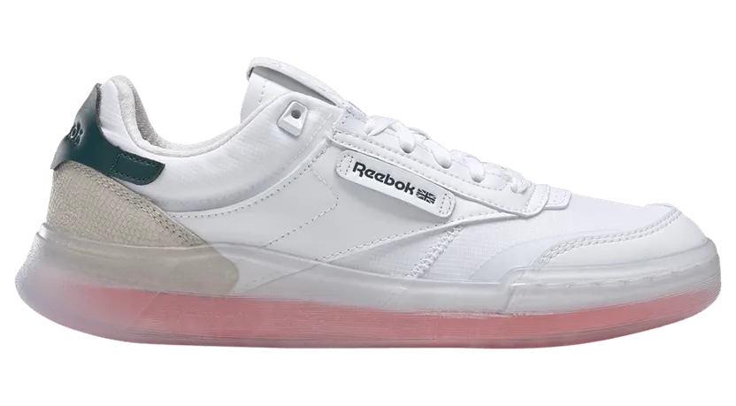 Reebok Club C Legacy Schoenen White / Twisted Coral / Forest Green