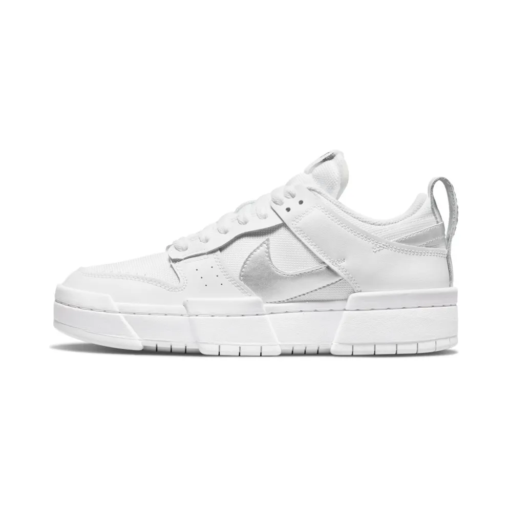 Nike Dunk Low Disrupt White Silver (W) (DJ6226-100)