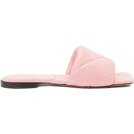 Bottega Veneta Lido Flat Sandal Pink (639940VBP305657)