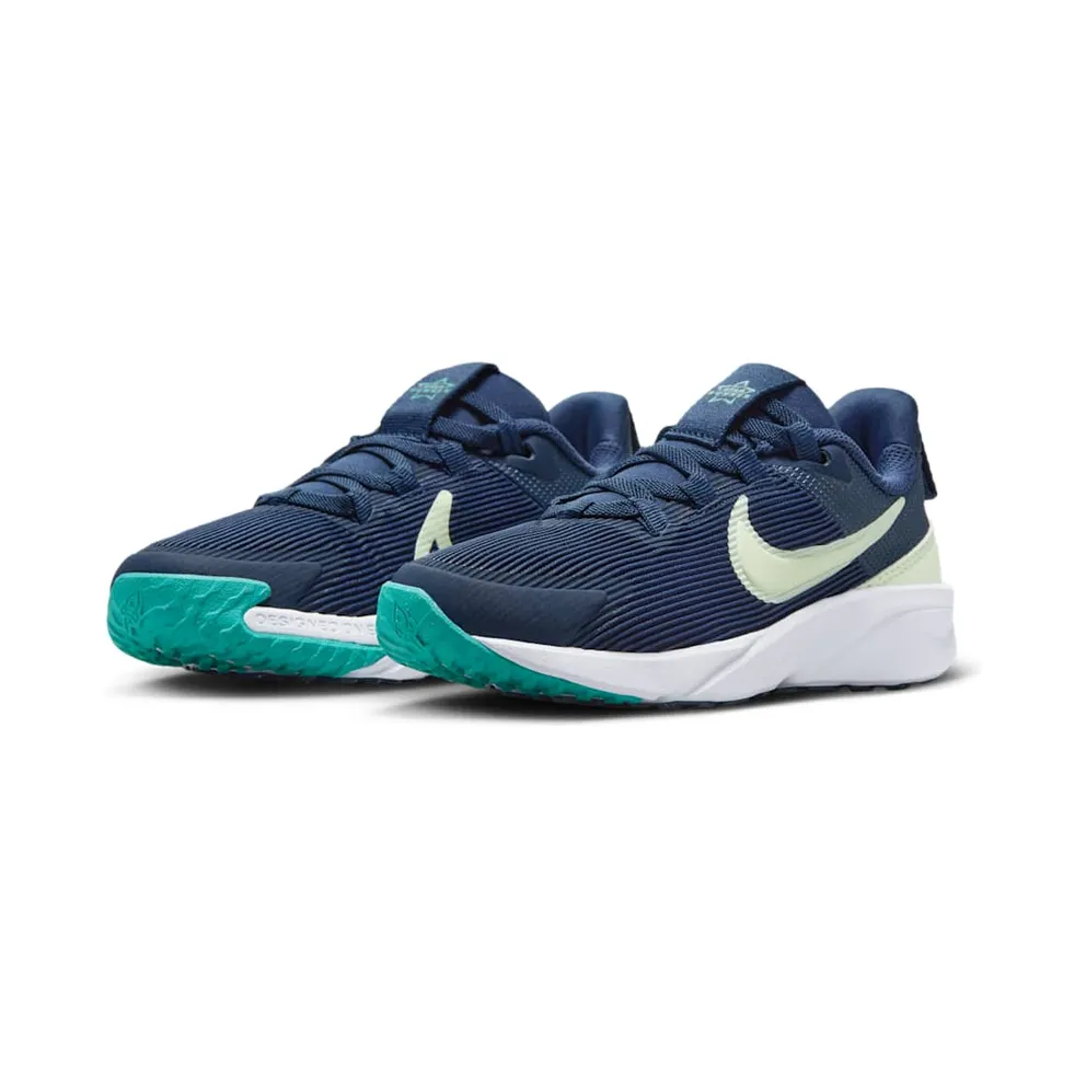 Nike Star Runner 4 Midnight Navy Dusty Cactus White Volt Tint (DX7614-409)
