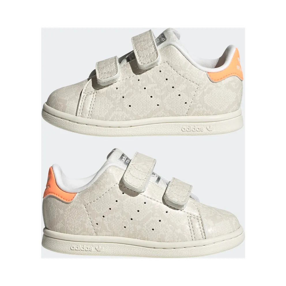 Adidas Stan Smith Core White / Core White / Beam Orange (HP9762)