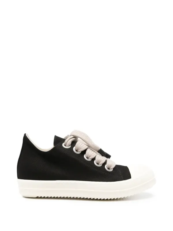 Rick Owens DRKSHDW Jumbolace low sneakers – Black (DU02F6819DOW2)