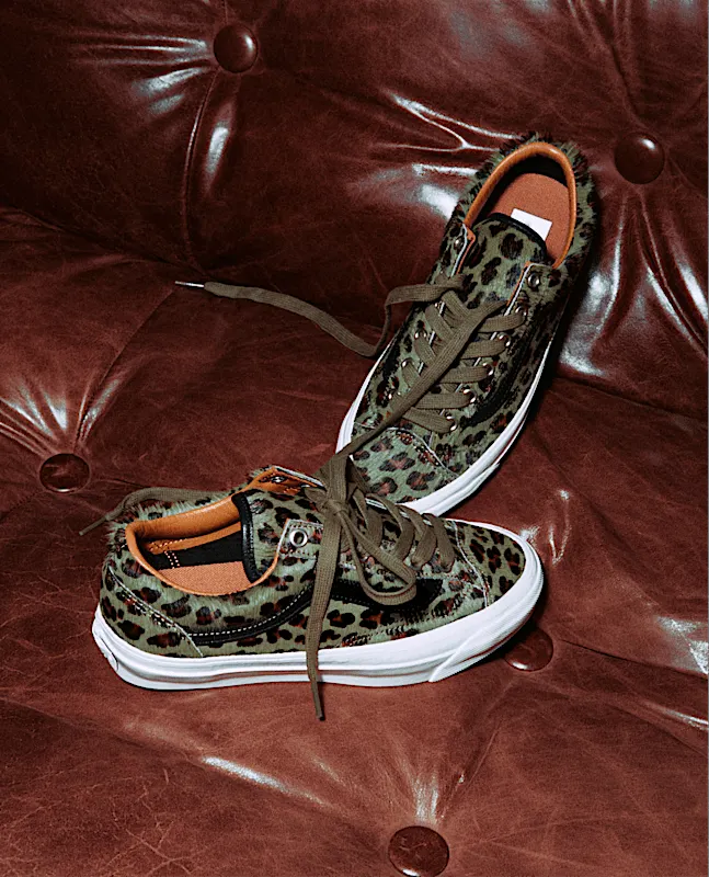 Vans Premium Old Skool 36 Pony Cheetah Olive (VN000EHDOLV)