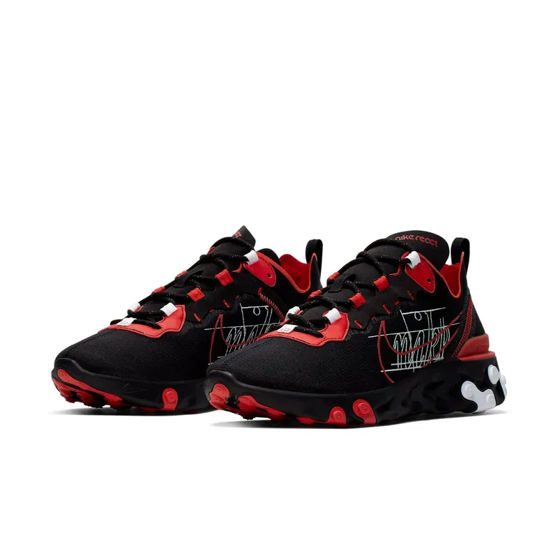 Nike React Element 55 ‘Script Swoosh’ (2019) (CK9285-001)