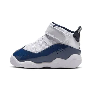 Jordan 6 Rings White Neutral Grey Midnight Navy (323420-124)