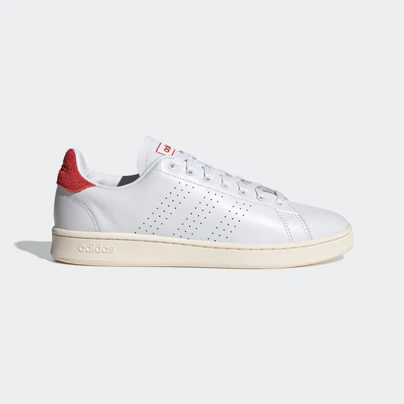 Adidas Advantage Cloud White / Cloud White / Vivid Red (FY8808)
