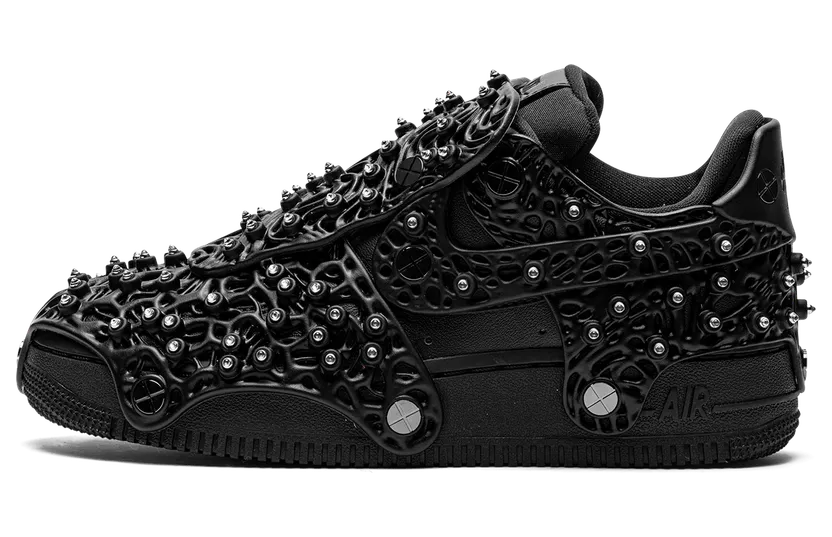 Nike x Swarovski Air Force 1 Low LXX Triple Black (CV7668-001)