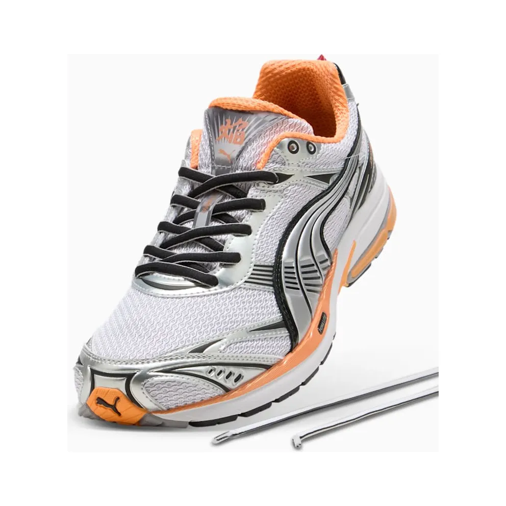 Puma Homura OG+ “Matte Silver Heat Fire” (409125-04)