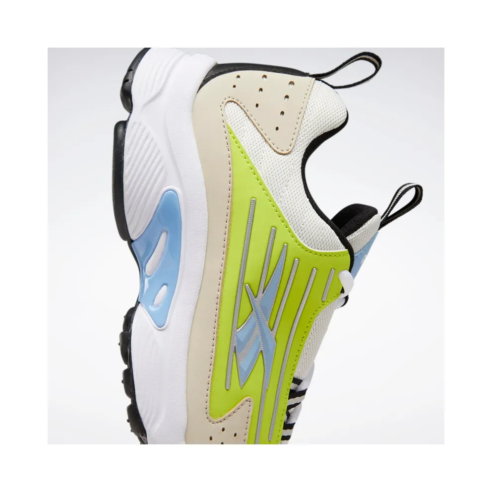 Reebok DMX Series 2200 Shoes Chalk / Glass Blue / Semi Solar Yellow