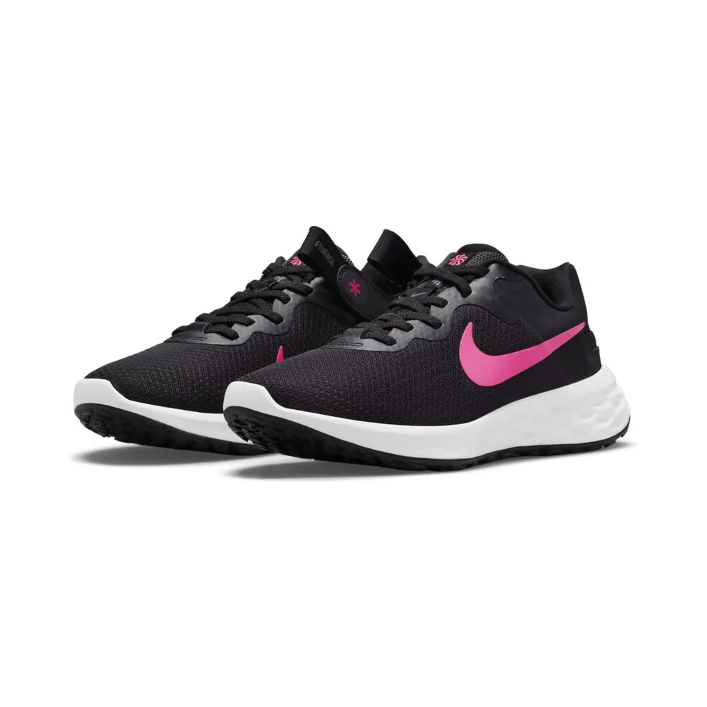 Nike Revolution 6 FlyEase Next Nature Eenvoudig aan and uit te trekken (straat) Black (DC8997002)