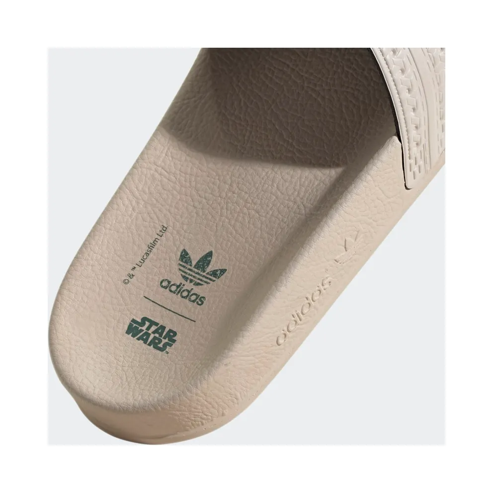 Adidas Jabba’s Throne Room Adilette Slides Halo Ivory / Tech Emerald / Core Black (GX6749)