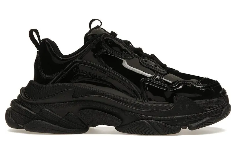 Balenciaga Triple S Black Patent (734954W2PAA1000)