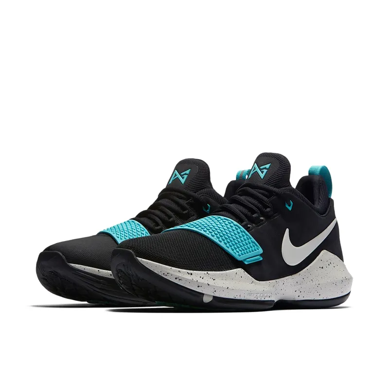 Nike PG 1 Black Aqua Black/Light Bone-Light Aqua (878627-002)