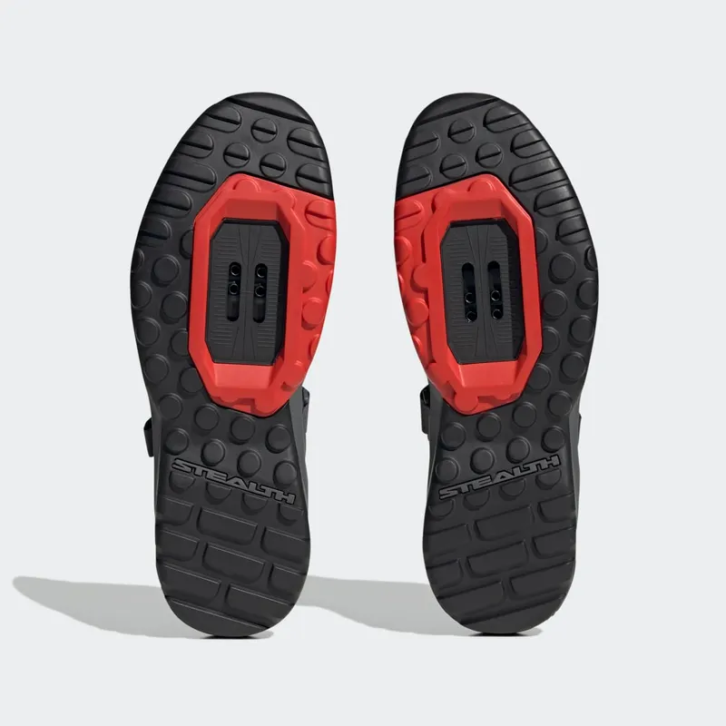 Adidas 5.10 TRAILCROSS CLIP-IN MOUNTAIN BIKING SHOES Core Black / Grey Three / Red (HP9926)