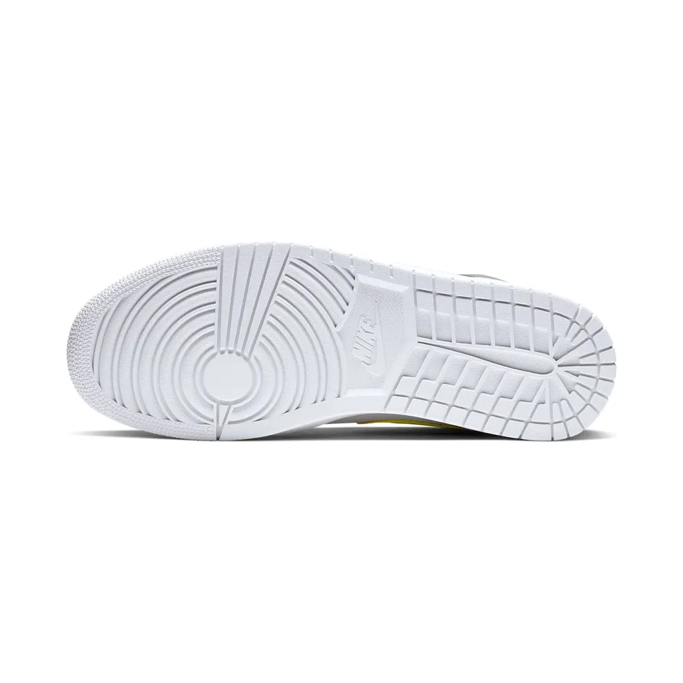 Jordan 1 Mid Gunsmoke Volt Gunsmoke/Volt-Neutral Grey-White-Black (554724-072)