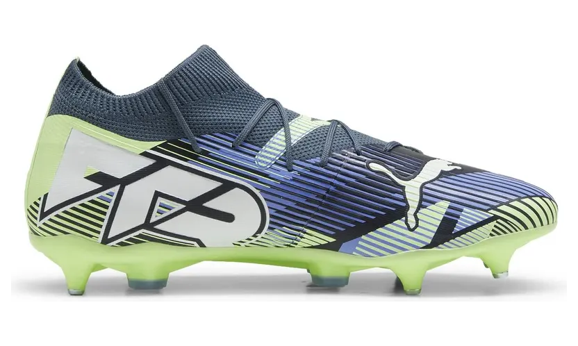 Puma Future 7 Match MxSG Stollen-Fußballschuhe 01 – bluemazing/puma white/electric peppermint 47 für Herren, grau, Größe 41 EU (107933)