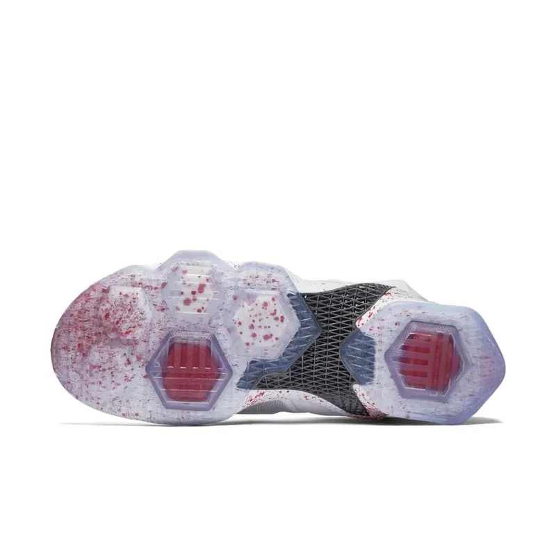 Nike LeBron 13 Friday the 13th White/Black-University Red (807219-106)