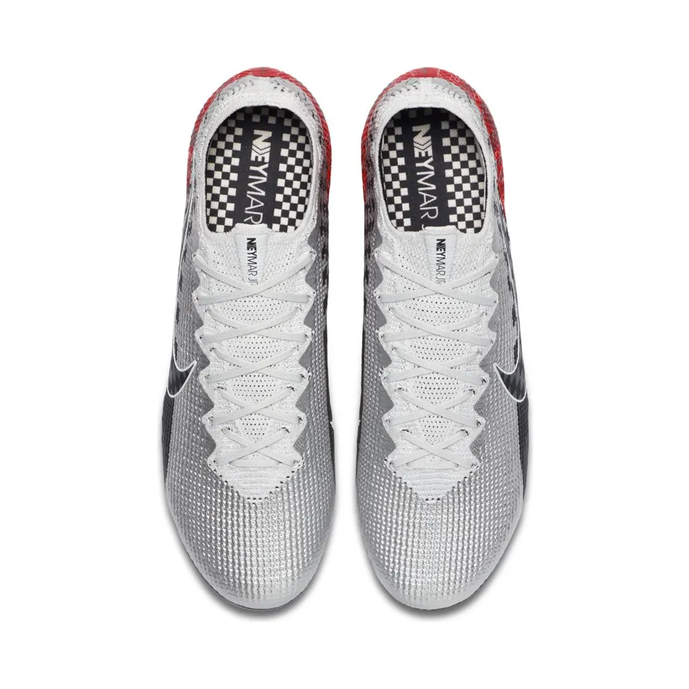 Nike Mercurial Vapor Speed Freak Neymar Jr Chrome/Red Orbit-Platinum Tint-Black (AT7898-006)
