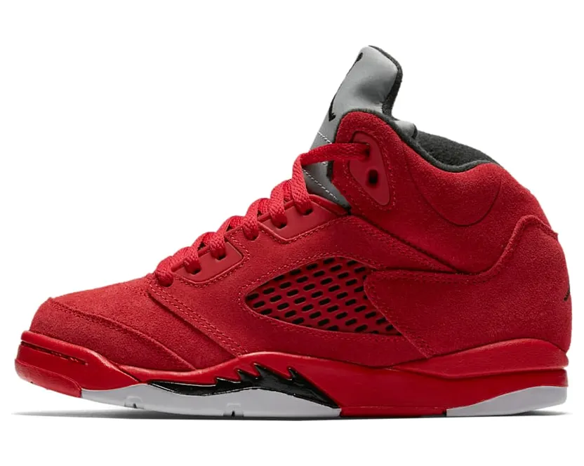 Jordan 5 Retro Red Suede (PS) “University Red / Black” (440889-602)