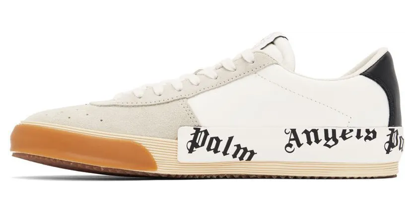 Palm Angels White Vulcanized Sneakers (PMIA065S22LEA0010110) (3)
