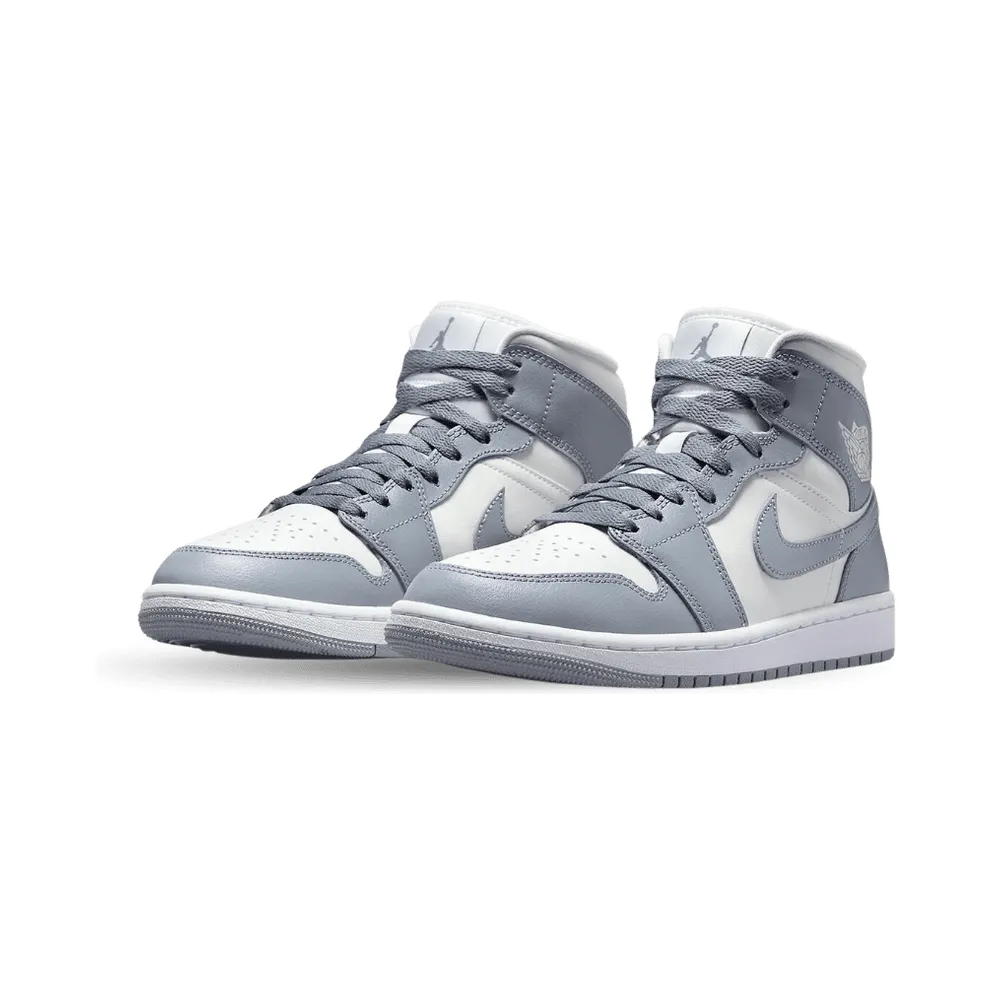 Nike Air Jordan 1 Mid Stealth Grey White (W) (BQ6472-115)